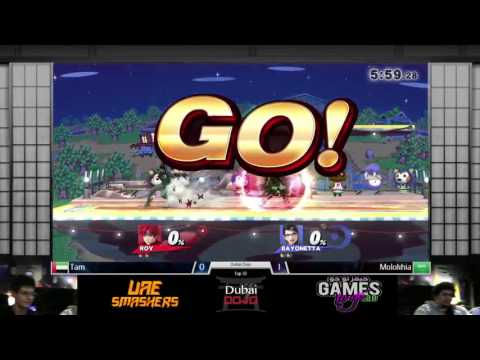 Dubai Dojo Singles: Tam (Roy) vs Professor Molokhia (Bayonetta) - WR1