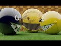 Chain Chomp Vs Gold Pac Man 3D And Pacman Robot