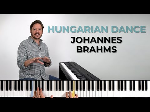 How to play 'Hungarian Dance' by Brahms on the piano -- Playground Sessions