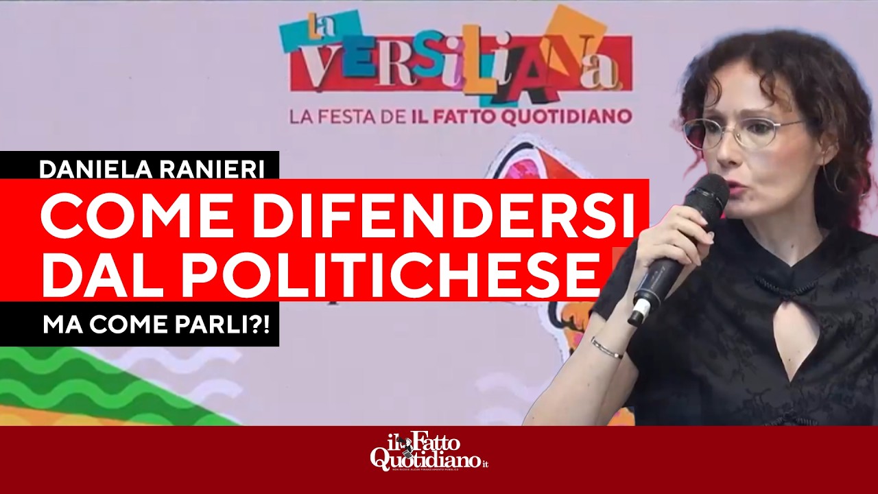 Ranieri: "Meloni usa un linguaggio nascosto riservato ai suoi adepti"