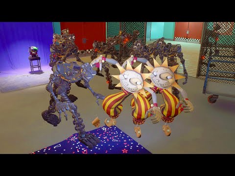 What happens if Sun & Endoskeleton team up to Jumpscare Gregory - FNAF Security Breach