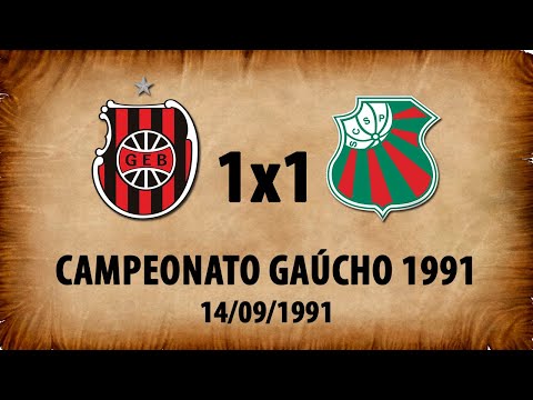 G.E.Brasil 1x1 São Paulo-RG - Campeonato Gaúcho 1991