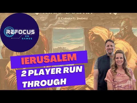 Ierusalem Board Game: Two Player Run Through & Review