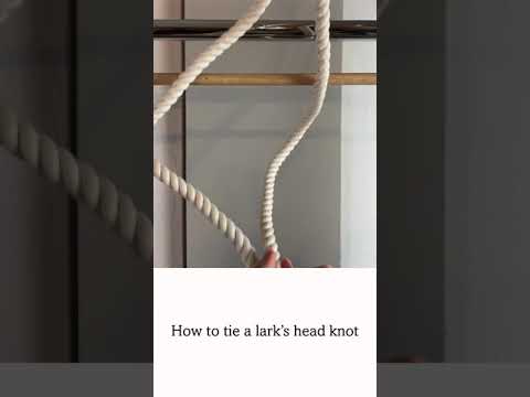 How to Tie the Double Half Hitch Knot Macrame Tutorial