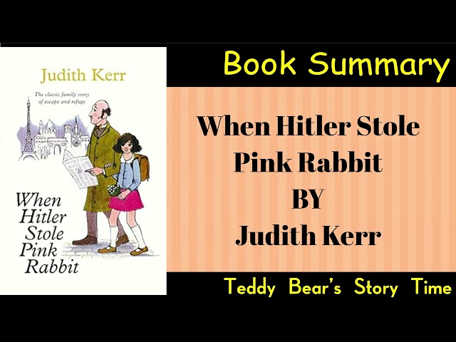 Vídeo relacionado con When Hitler Stole Pink Rabbit: A classic and unforgettable children’s book from the author of The Tiger Who Came To Tea (HarperCollins Children’s Classics)