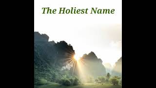 The Holiest Name by Petra- Cover. Full cover @designedtostand