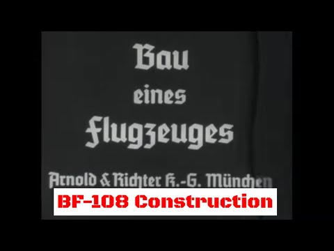 CONSTRUCTION OF MESSERSCHMITT Bf 108 AIRCRAFT AUGSBURG, GERMANY 73572