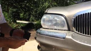 How To Clean Car Headlights 2000 Buick Park Avenue