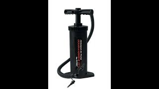 The Intex Double Quick lll S Hand Air Pump Instructional Tutorial Review And Unboxing
