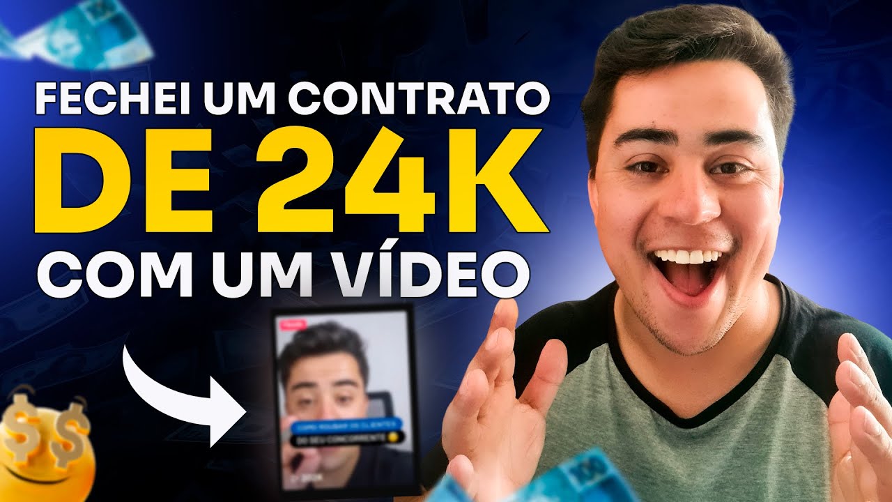 COMO FECHEI UM CONTRATO DE GESTÃO DE TRAFEGO DE 24K SEM INVESTIR EM ANÚNCIOS