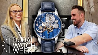 Moritz Grossmann Backpage PDG Christine Hutter Interview @DubaiWatchWeekChannel 2021