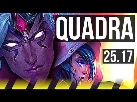 VARUS & Neeko vs XAYAH & Blitzcrank (ADC) | Quadra, 5k comeback, 50k DMG | KR Challenger | 25.17