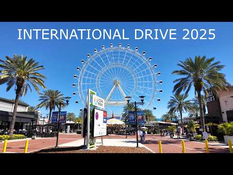 International Drive Orlando 2025 - Florida's Most Famous Tourist Strip · Walking Tour 4K