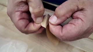 Clear Vinyl Window Repair Tape Demo