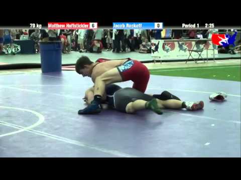 Matthew Huffstickler vs. Jacob Rockoff at 2013 ASICS University Nationals - FS