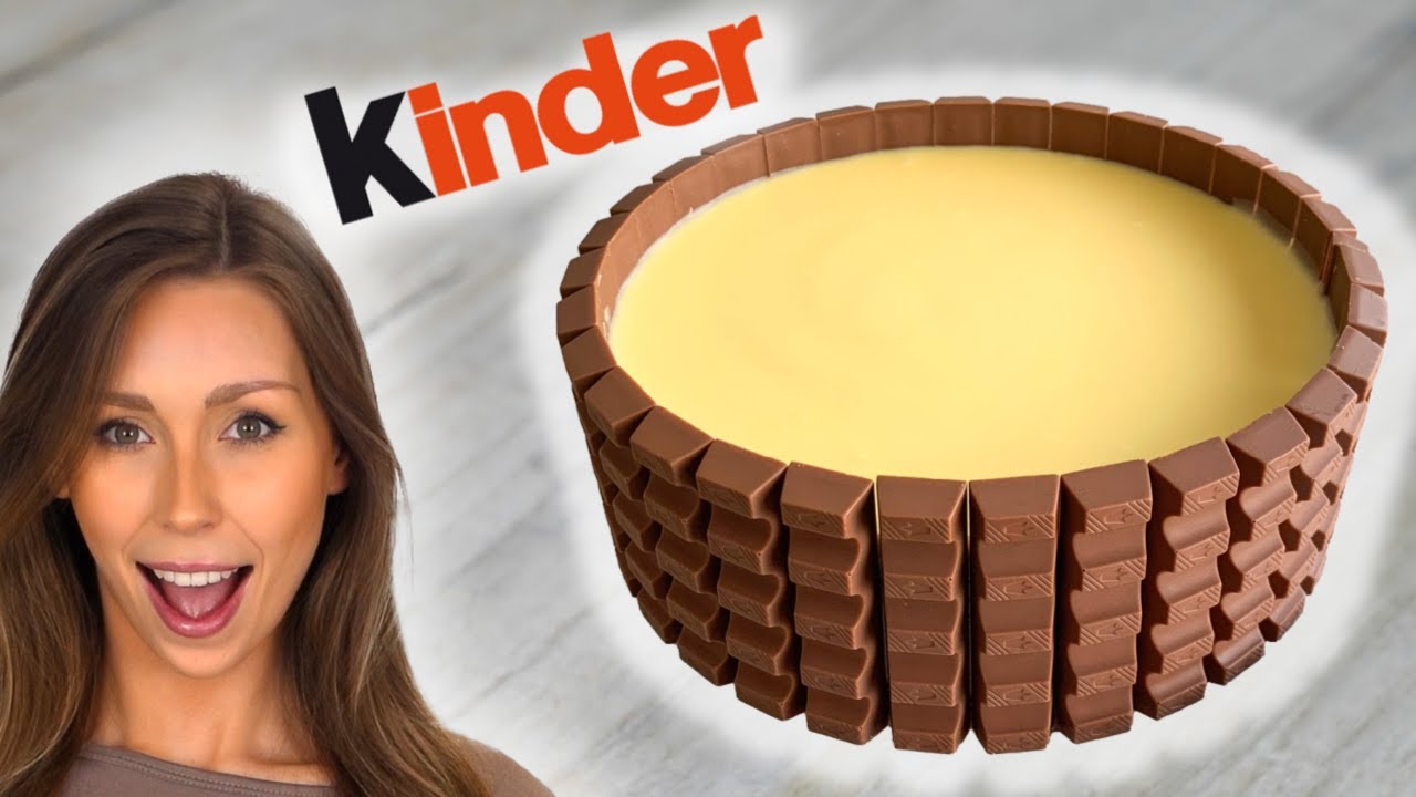 No-Bake Kinder & White Chocolate Cheesecake by Fitwaffle Kitchen β recipe photo