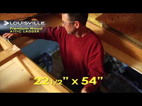 Louisville Ladder Premium Attic Ladder WA2210 Series