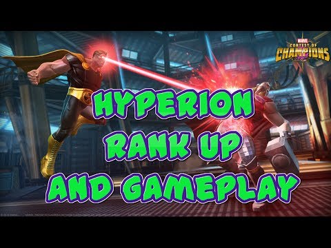 Marvel Contest of Champions - Hyperion Rank 5 and Gameplay