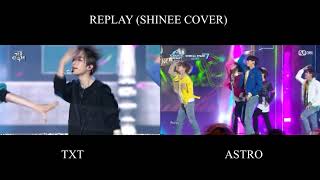 Download lagu [Shinee Cover] Replay - TXT & ASTRO (2) mp3