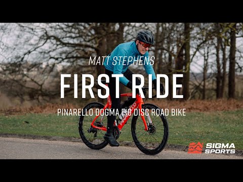 Matt Stephens' First Ride On The Pinarello Dogma F10 Disc Road Bike | Sigma Sports