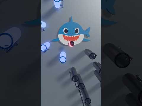 baby shark -A1- Marble Music #marblemusic #marbleasmr