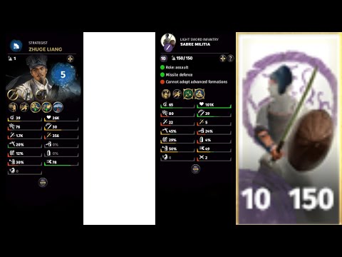 Total war Three kingdoms : How much time  Zhuge Liang need to completely kill unit of sabre militia