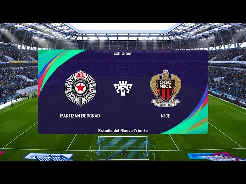 FK Partizan vs OGC Nice (15/09/2022) UEFA Europa Conference League PES 2021