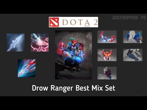 Drow Ranger Best Mix Set (Reaper's Wreath+Mania's Mask+Silent Wake)