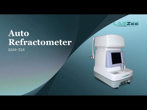 Labzee Auto Refractometer BZAR-524 | Fast, Accurate Eye Exams with Keratometer and Thermal Printer
