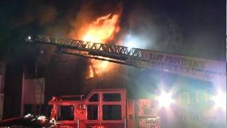 preview picture of video '4 Alarm Fire in East Providence Apartments'