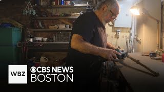 Rhode Island woodworker using skills to make custom canes with creative handles