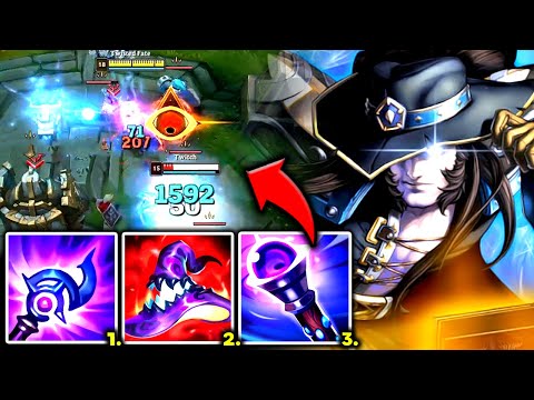 TWISTED FATE TOP BUT MY (W) DOES 600% MORE DMG (AMAZING!) - S13 Twisted Fate TOP Gameplay Guide