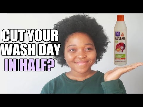 CUT YOUR WASH DAY IN HALF | DARK AND LOVELY PRODUCT REVIEW | NATURAL HAIR | SOUTH AFRICAN YOUTUBER