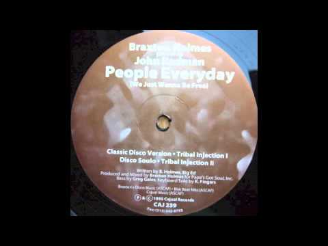 Braxton Holmes presents John Redman - People Everyday (Disco Soulo) [Cajual, 1995]