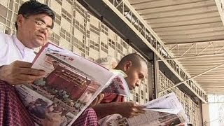 Myanmar'da özel gazeteler yeniden raflarda