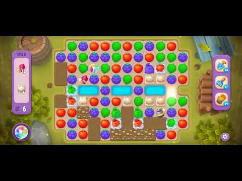 Gardenscapes Level 1938 [No booster] [Super Hard Level] #androidgameplay #gardenscapesgame #trandin