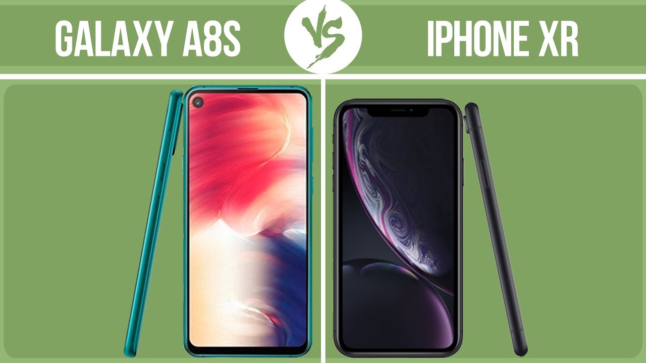 Samsung Galaxy A8s vs Apple iPhone XR ✔️