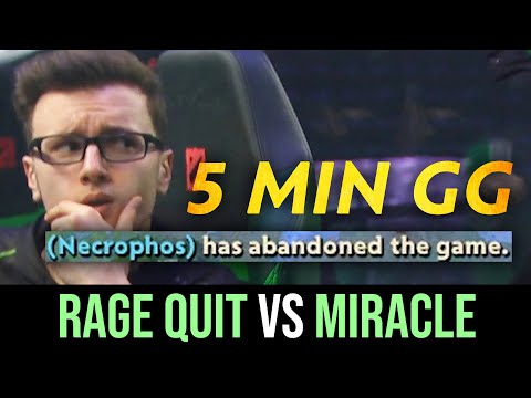 5 min RAGE QUIT vs MIRACLE — M-GOD vs TOP-1 Rank