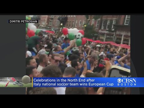 North End Celebrates Italy's Win In European Championship