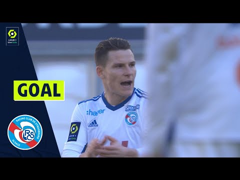 Goal Kévin GAMEIRO (43' - RCSA) FC GIRONDINS DE BORDEAUX - RC STRASBOURG ALSACE (4-3) 21/22