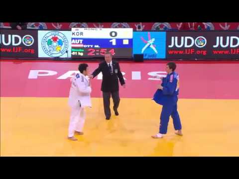 Judo Grand Slam Paris 2013: -81kg  HONG, Suk Woong (KOR) -  OTT, Marcel (AUT)