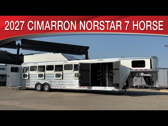 Preview image of 2027 Cimarron Norstar 7 Horse Gooseneck youtube video