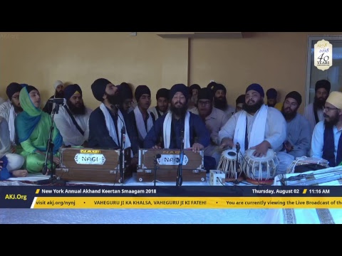 New York Annual Akhand Keertan Smaagam 2018 - Thursday Morning