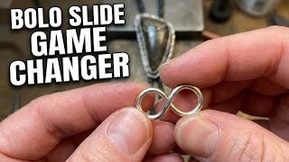 The Figure 8 Bolo Slide That Metalsmiths Use