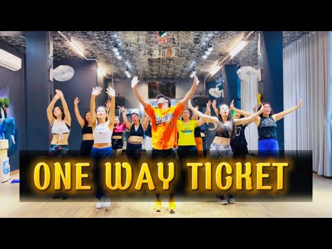 Zumba One Way Ticket | Tanja Thomas | Tiktok Remix | 80s Disco Song | Vishal Zumba |