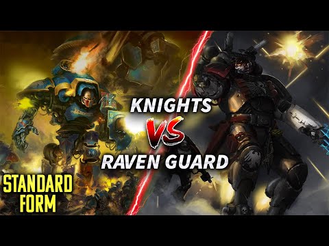 Imperial Knights vs Raven Guard #warhammer40k #battlereport
