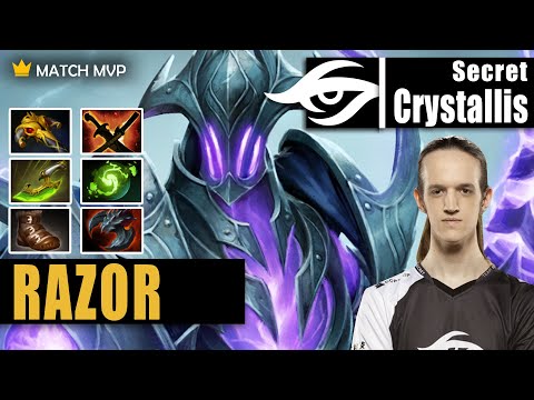 Razor Safelane | Secret.Crystallis | THE NEW RAZOR ARCANA BUFF IS CRAZY | 7.32c Gameplay Highlight