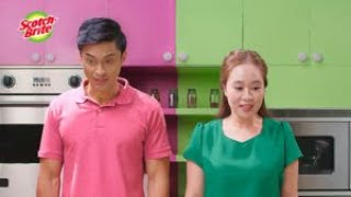 Scotch Brite 3M Scotch-Brite® Scourer Sponge Video