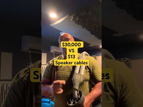 $30,000 VERSUS $13 Speaker Cables - Are You Ready? #speaker #loudspeaker #amplifier #audioequipment