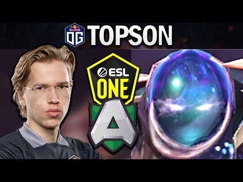 OG.TOPSON ARC WARDEN VS ALLIANCE - DOTA 2 7.24 GAMEPLAY